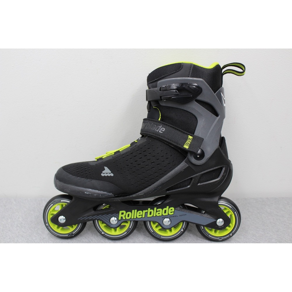 Rollerblade Inline Skates Mens 10 Black Zetrablade Elite Fitness 80mm Wheels View 2